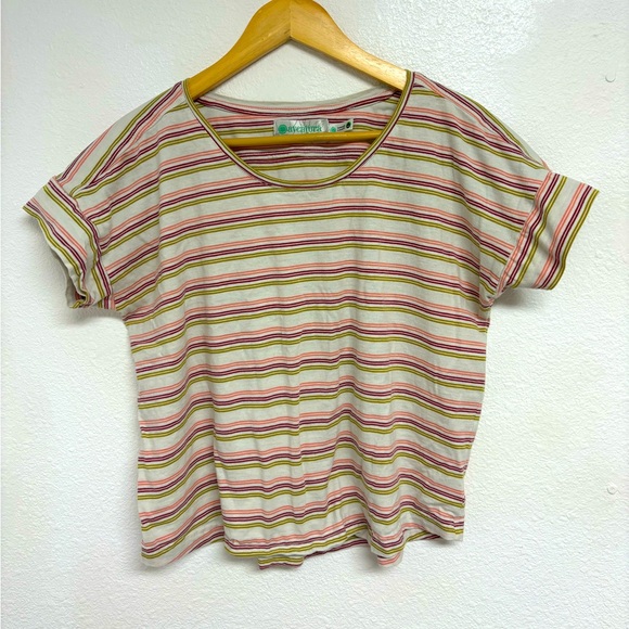 Aventura Striped Boxy Tee - Picture 1 of 2
